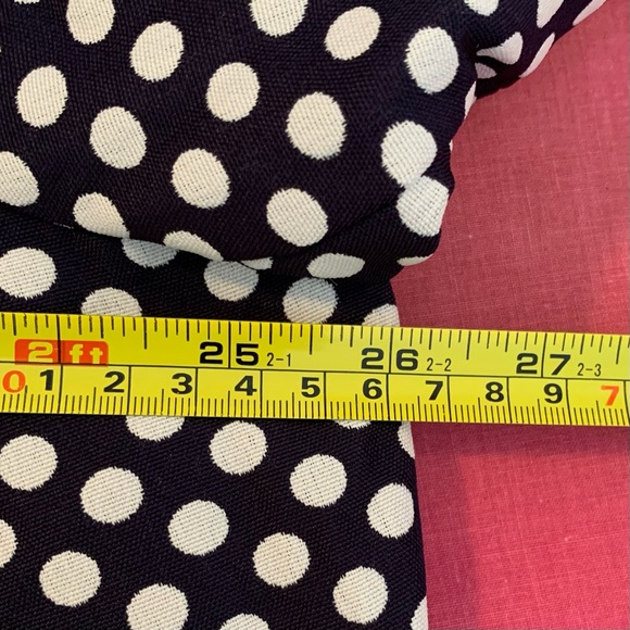 D. Vine Navy With White Polka Dots, Lined,  3/4 Sleeved Jacket, 22W, NWT - Picture 7 of 9